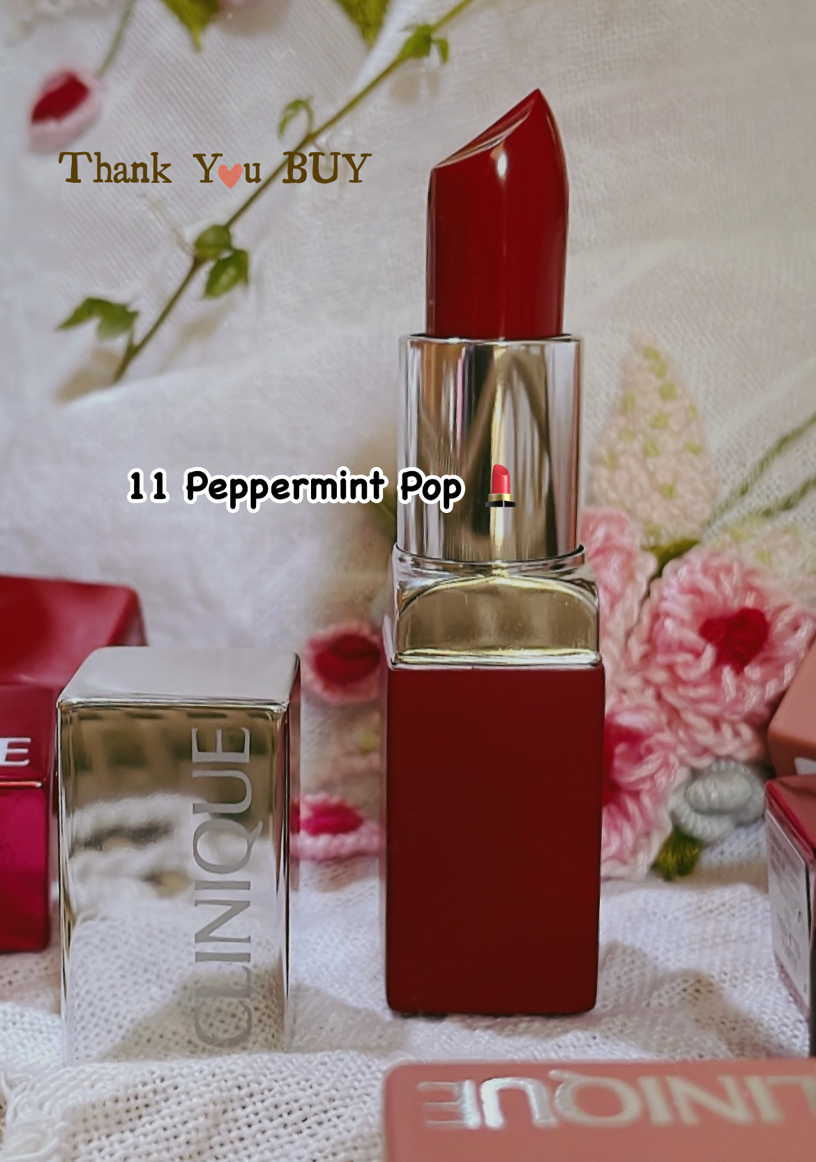 Peppermint Pop matte lipstick
