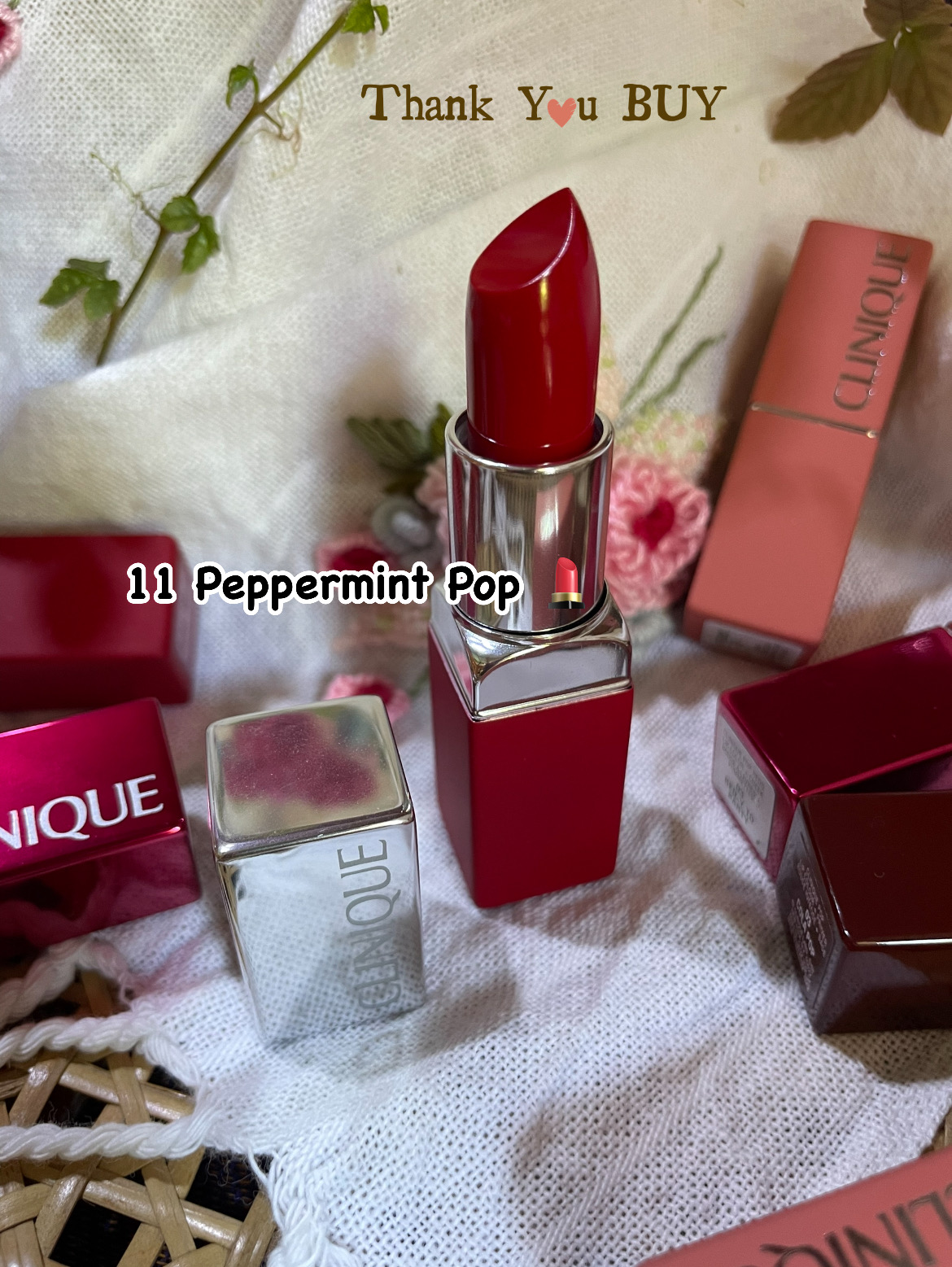 Peppermint Pop matte lipstick