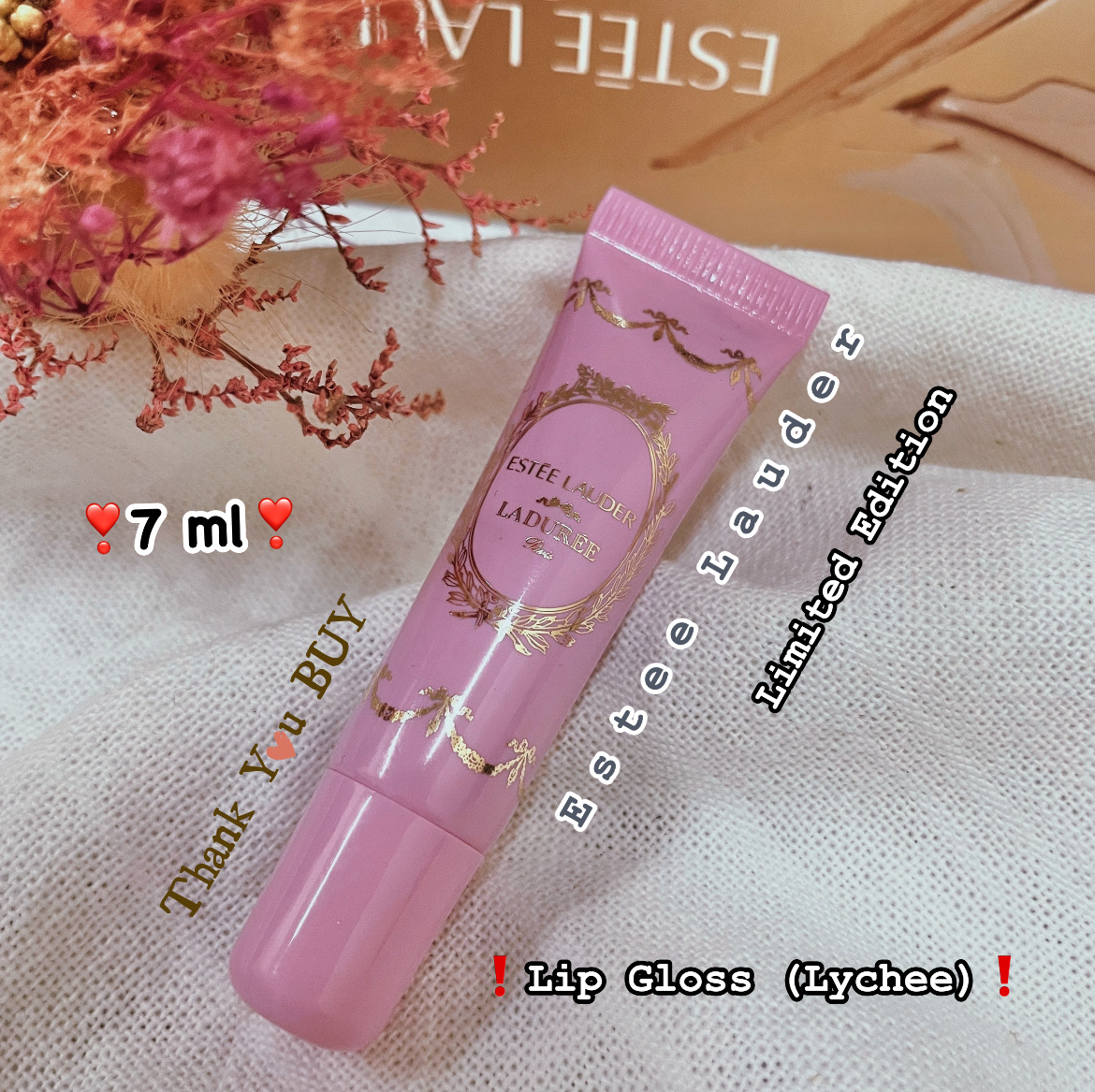 Laduree Limited Edition Lip Gloss (Lychee)
