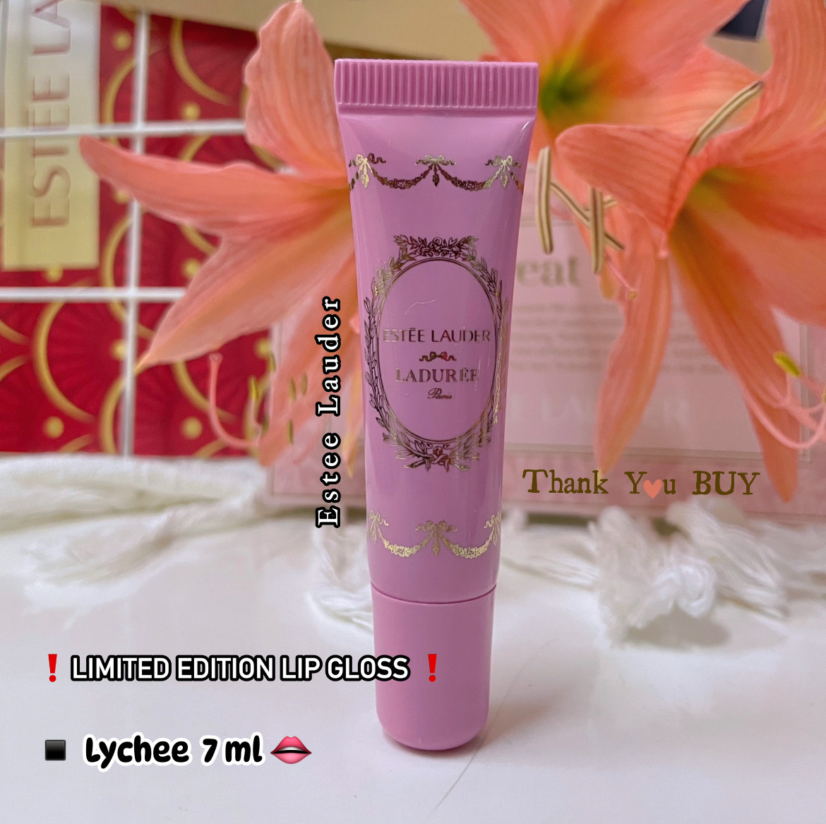 Laduree Limited Edition Lip Gloss (Lychee)