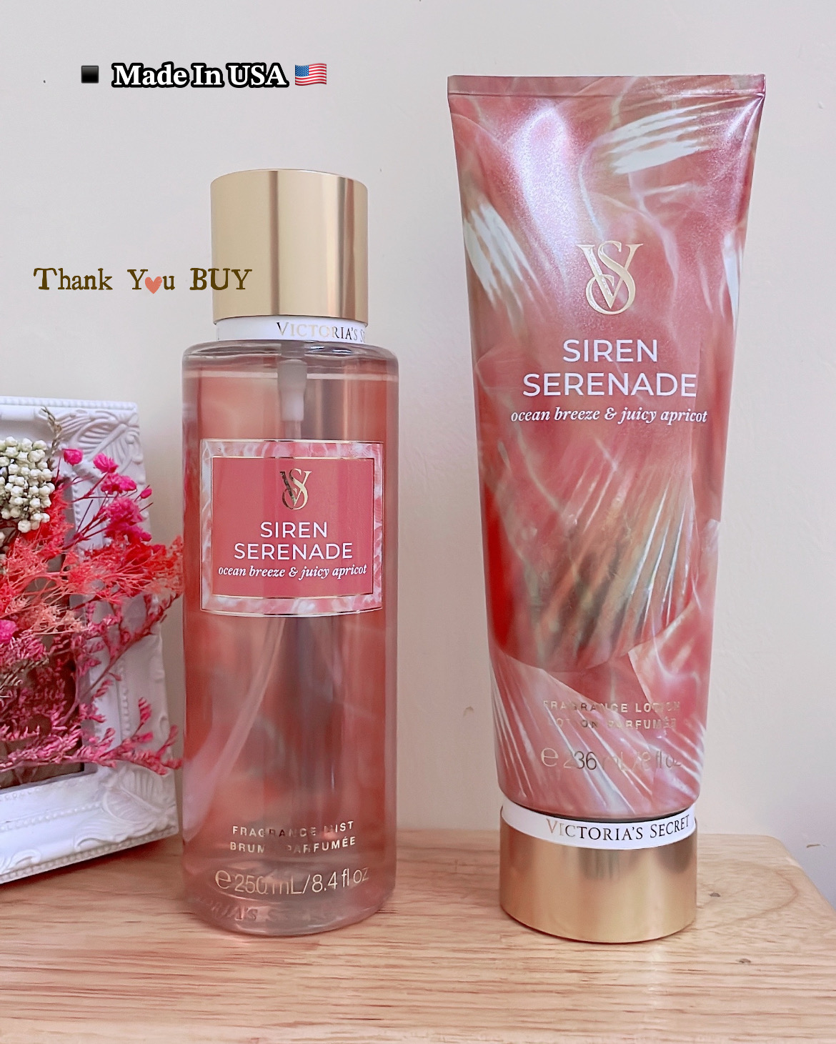 VS Siren Serenade ocean breeze & juicy apricot Lotion 