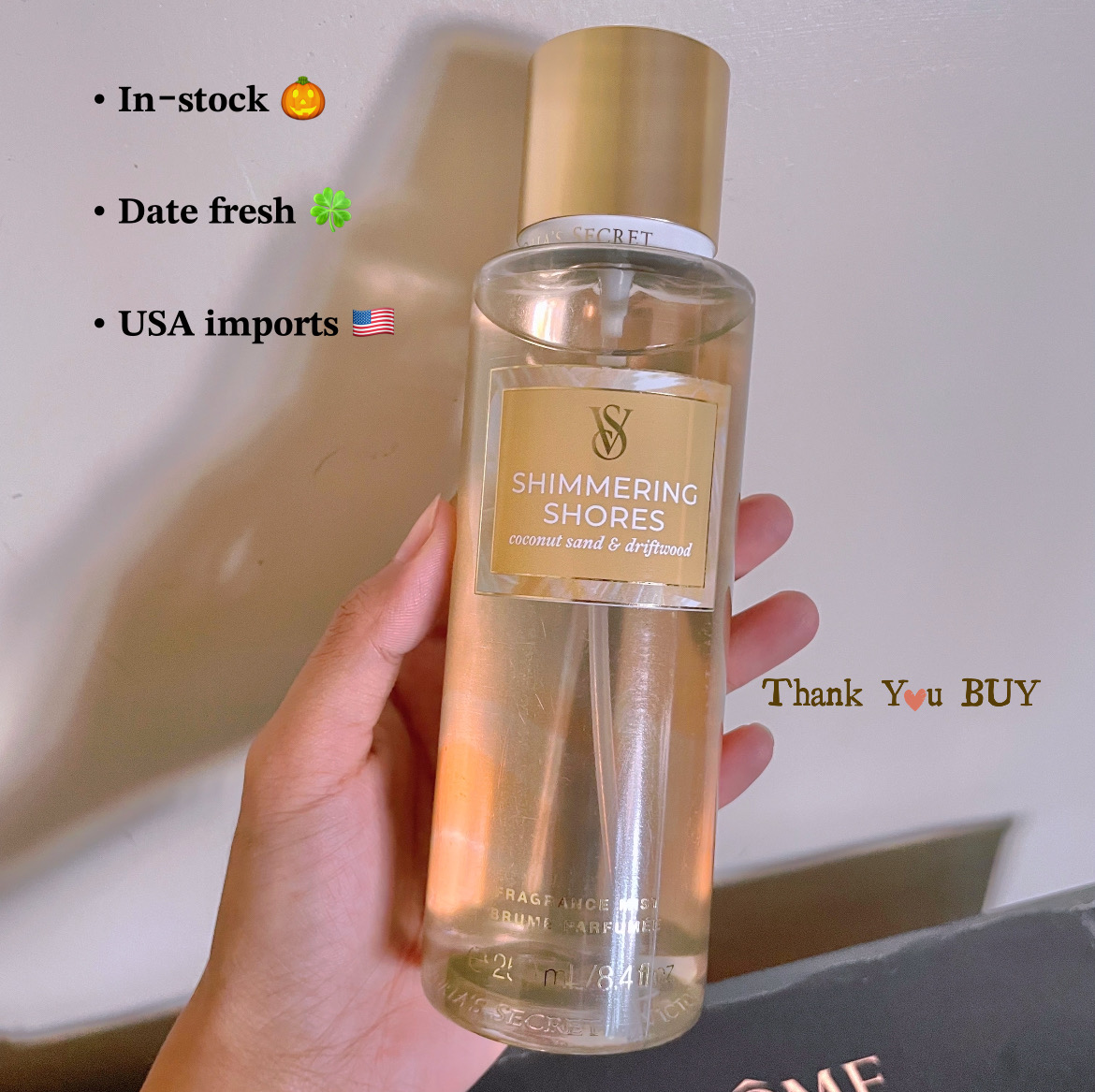 VS Shimmering Shores Coconut Sand & Driftwood Body Mist 