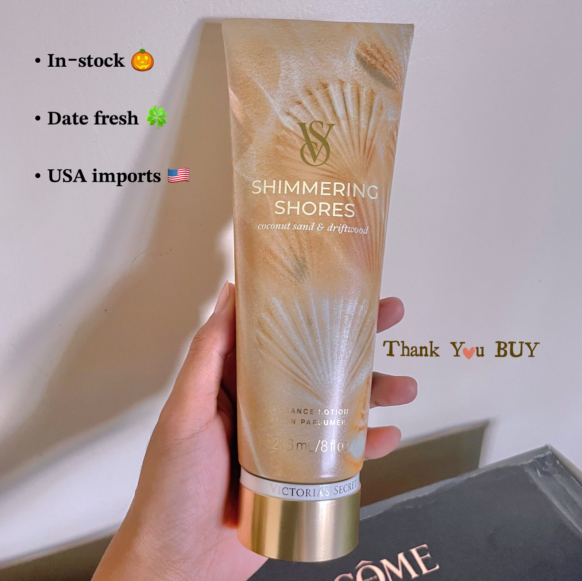 Victoria's Secret Shimmering Shores Coconut Sand & Driftwood Body Lotion