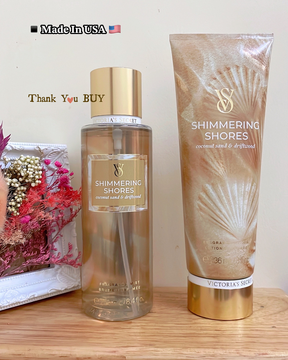 Victoria's Secret Shimmering Shores Coconut Sand & Driftwood Body Lotion